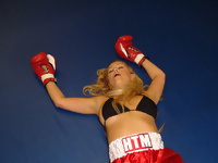 Rusty vs Cherie DeVille Boxing